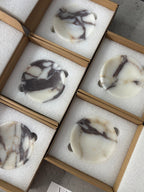 Natural Calacatta Viola Marble Tray
Our most loved classic calacatta marble from Turkey is a statement for your space. The colour & veining is unique to each cut.

Use it to display an array of your everyday staples, candles, jewellery, skin care, or even as a statement trinket on a coffee table. The options are endless!

Refined, luxurious & polished.

MATERIAL*
Luxurious thick Calacatta Viola marble. approx 2cm.