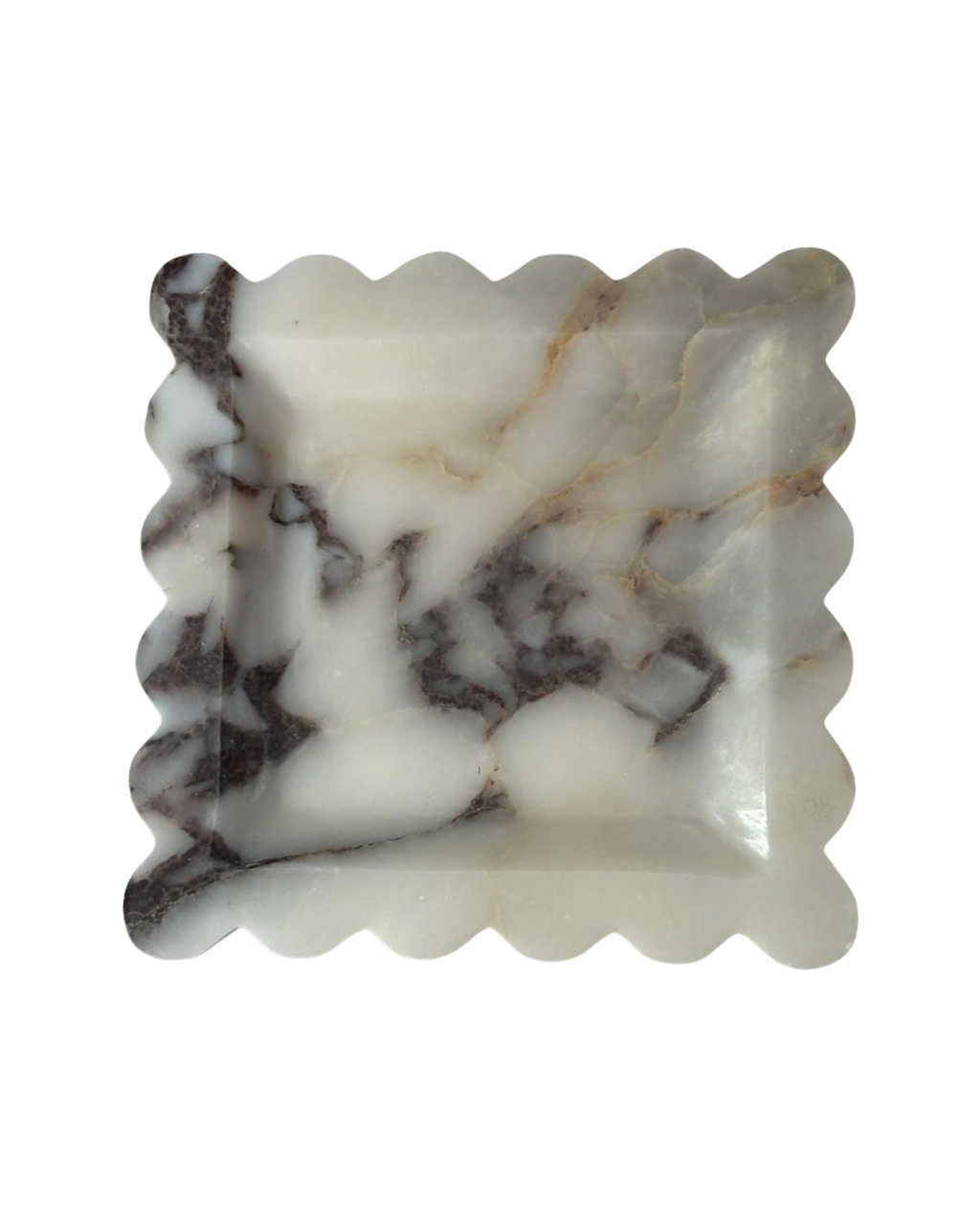 Our most loved classic calacatta marble from Turkey is a statement for your space.&nbsp;The colour &amp; veining is unique to each cut.

Use it to display an array of your everyday staples, candles, jewellery, skin care, or even as a statement trinket on a coffee table. The options are endless!

Refined, luxurious &amp; polished.